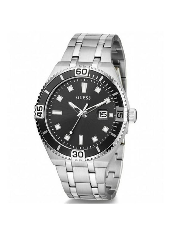 Guess Men's Classic Black Dial Watch - GW0330G1