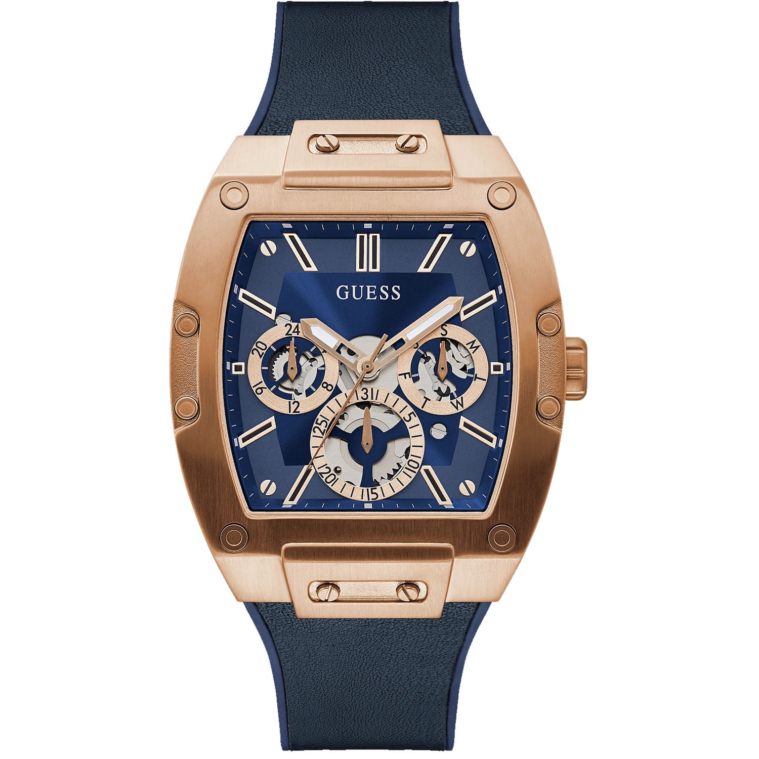 GUESS Men's Classic Blue Dial Watch - GW0202G4