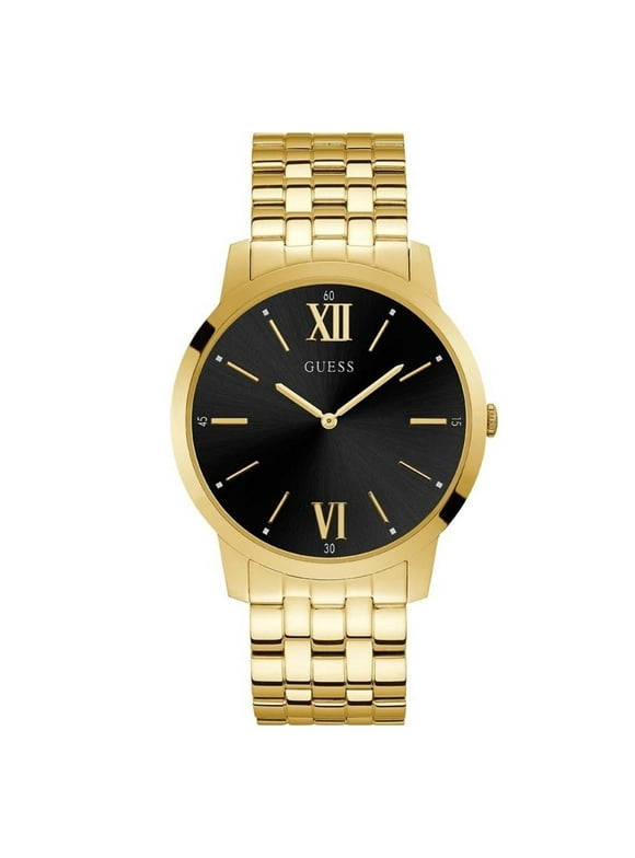 Guess Men's Estate 44mm Gold-Tone Steel Bracelet Watch W1073G2
