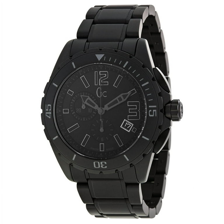 Guess Men s GC Sport Class XXL Blackout Ceramic Watch X76010G2S Walmart