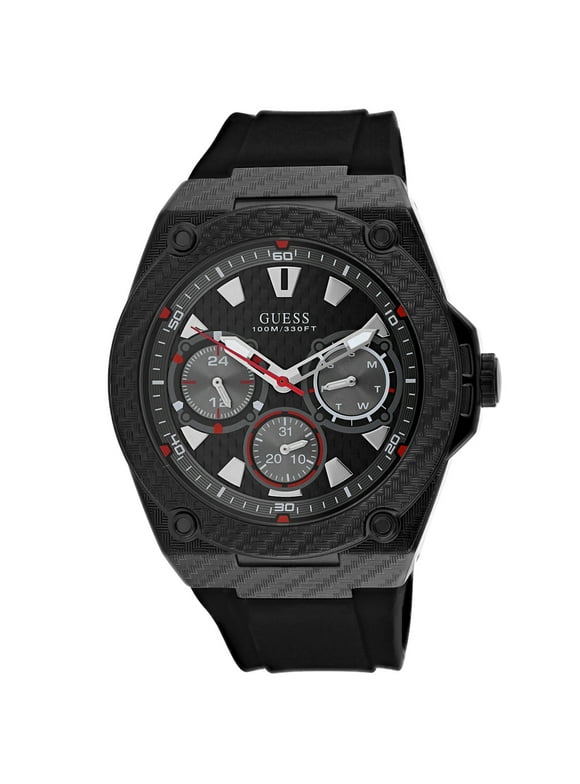 Guess Men's Legacy Black Dial Watch - W1048G2