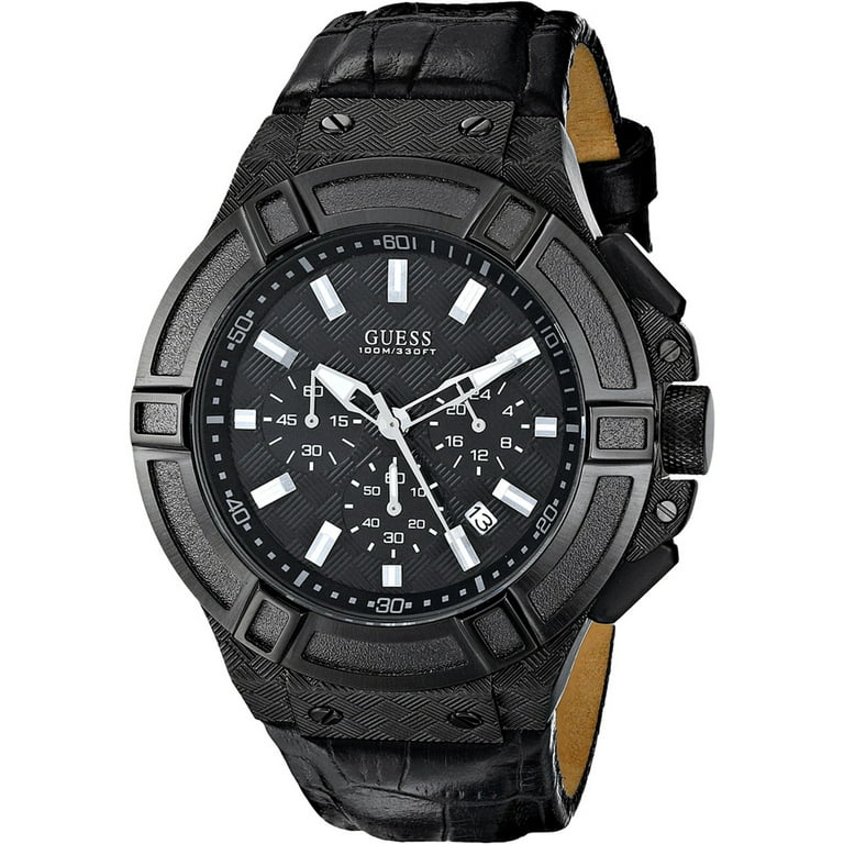 Guess Men's STEEL W0408G1, Rigor,Chronograph,Dress Sport