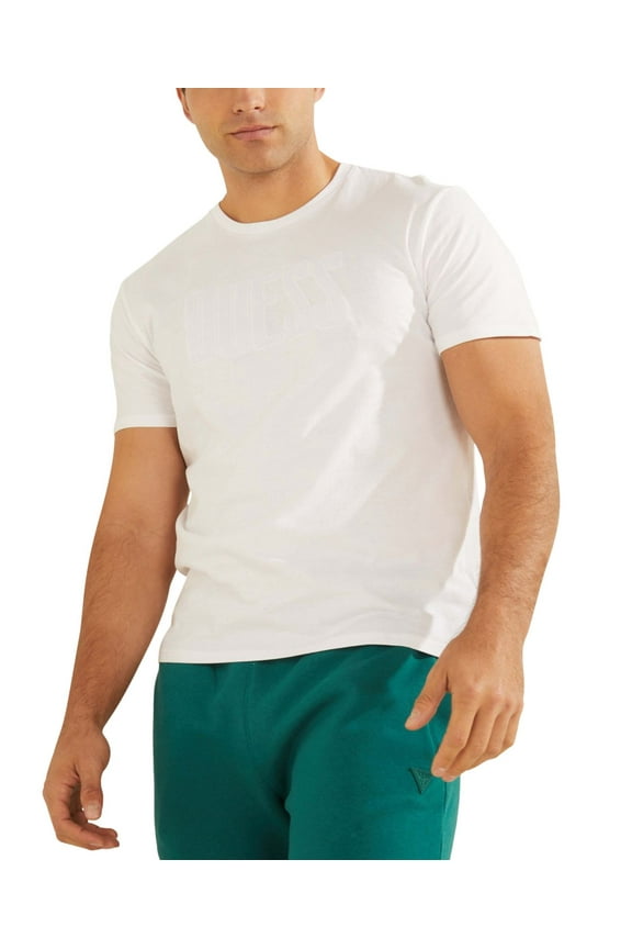 Mens Velvet Logo Graphic T-Shirt, White, XX-Large