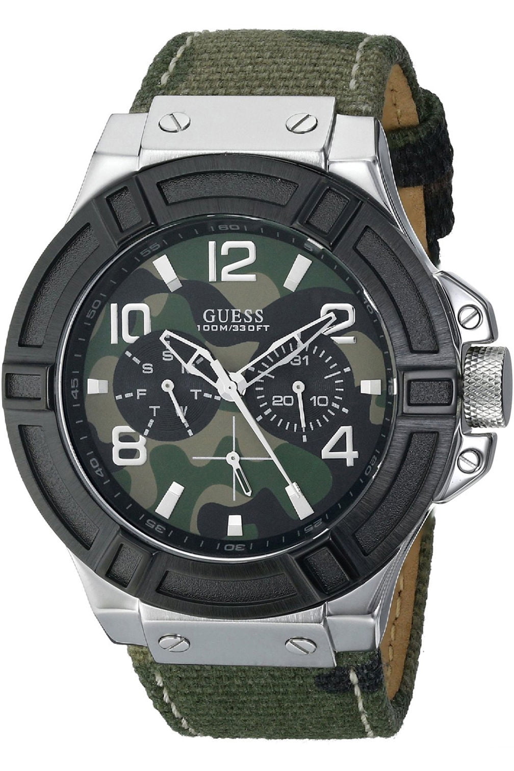 Guess Mens Rigor Standout Multi-Function Camouflage Kuwait Ubuy