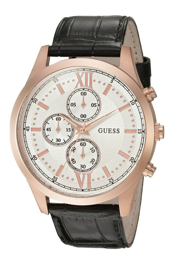 Men's W0876G2, Chronograph,Silver Dial,Stainless Steel Case,leather strap,100m WR