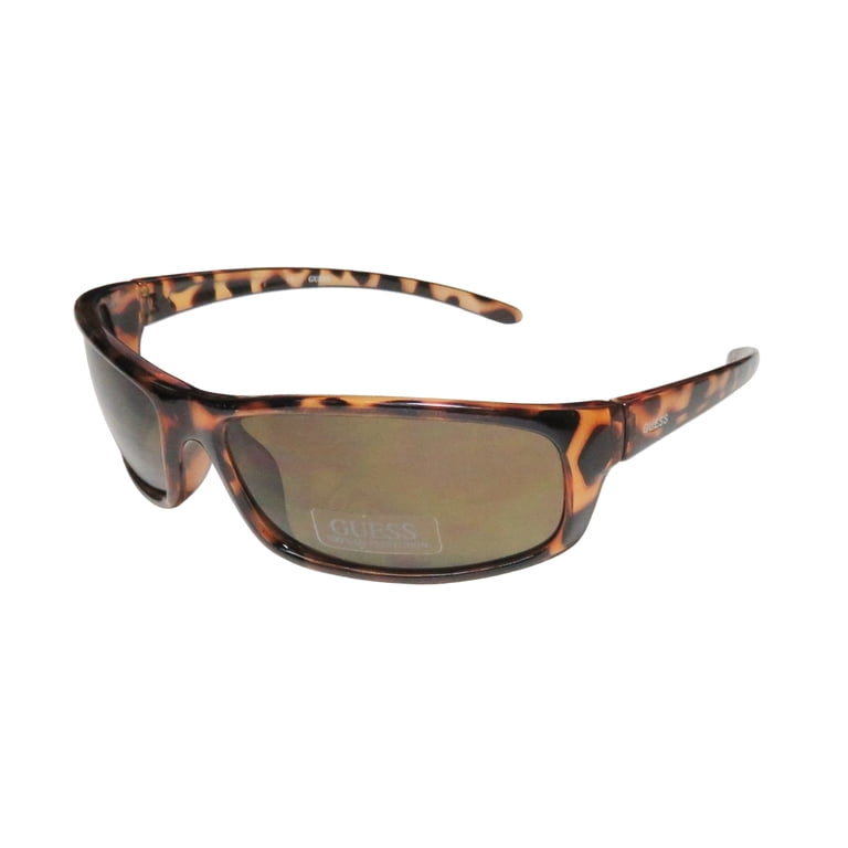 Guess Mens GU6250 Sport Shield Fashion Sunglasses, Tortoise  display picture 2