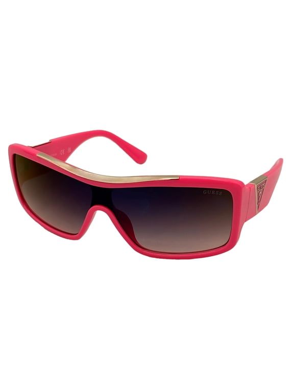 Mens Pink Shield Sunglasses, Smoke Gradient Lens. GO00035. 72B