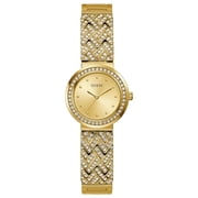 Guess Womens Treasure Gold Dial Watch - GW0476L2