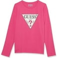 thumbnail image 1 of Guess PINK Big Girls Stretch Triangle Rhinestone Long Sleeves T-shirt, US 12, 1 of 3