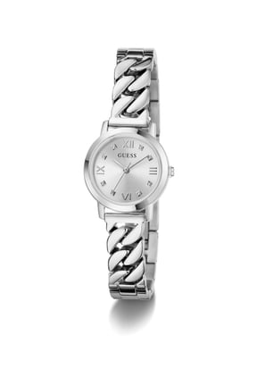 Petite Chain Silver Tone Ladies Watch