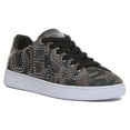 thumbnail image 1 of Guess Razz 2 Active Women's Lace Up Stud Logo Sneakers In Olive Size 8.5, 1 of 6