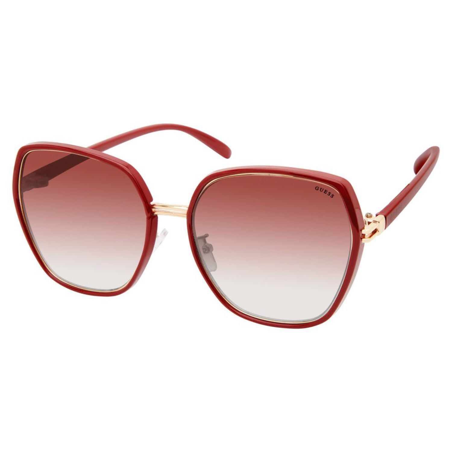 Guess Red Resin Sunglasses - Walmart Business Supplies