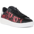 thumbnail image 1 of Guess Rockies Women's Lace Up Leather Casual Trainers In Black Size 10, 1 of 6