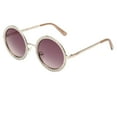 thumbnail image 1 of GUESS FACTORY GF 0336 32F Sunglasses Gold Frame Gradient Brown Lenses 48mm, 1 of 6