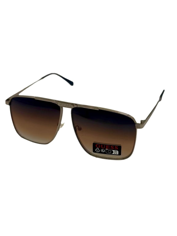 Sunglass Mens Nickeltin Aviator Sunglass Smoke Gradient Lens GO00052 6W