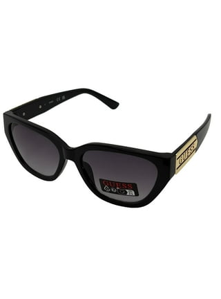GUESS キャットアイサングラス ブラック GUESS EYEWEAR ロゴ キャットアイ サングラス | ブラック