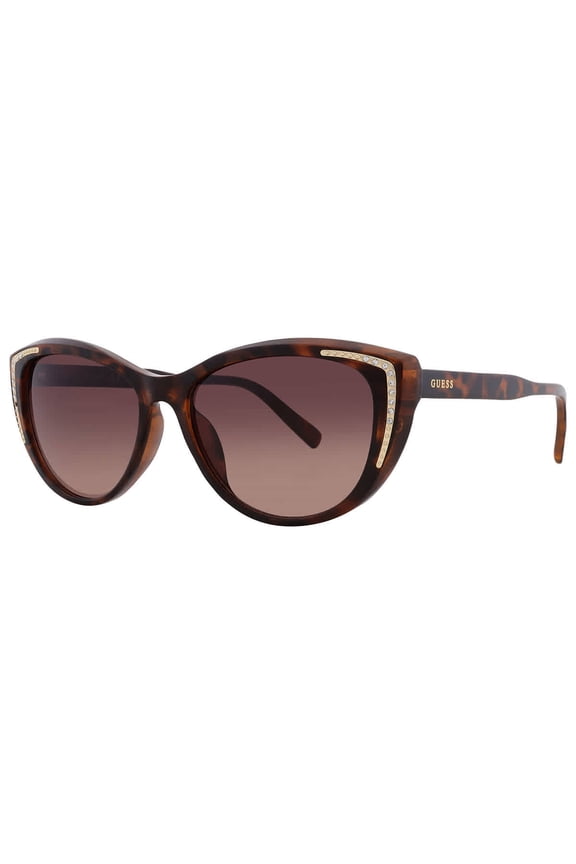 Sunglass Womens Dark Havana Cat Eye Brown Gradient Lens GO00006 52F