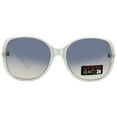 thumbnail image 1 of Guess Sunglass Womens White Oversized Square Plastic, Smoke Gradient GO00010 21W, 1 of 7
