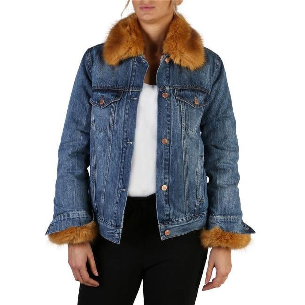 Bomber Jacket Blue Guess Bubble Coat Guess Blue Polyester Regular