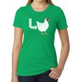 thumbnail image 1 of Guess What, Chicken Butt Funny Ladies T-shirts, Sarcastic T-shirts for Women - Green MH200WFUN S5 L, 1 of 3