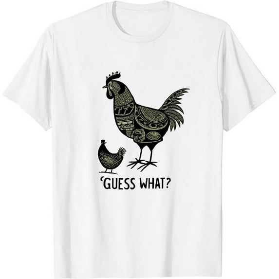 Guess What Chicken Butt Shirt The Original Distressed Look 0453