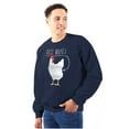 thumbnail image 1 of Guess What Chicken Butt Silly Joke Sweatshirt for Men or Women Brisco Brands X, 1 of 6