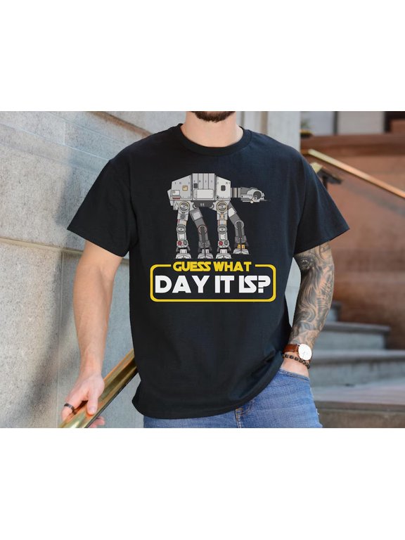 Guess What Day It Is May The 4th Dad Edge Graphic Design For Everyday Style Shirt, Size S-5XL