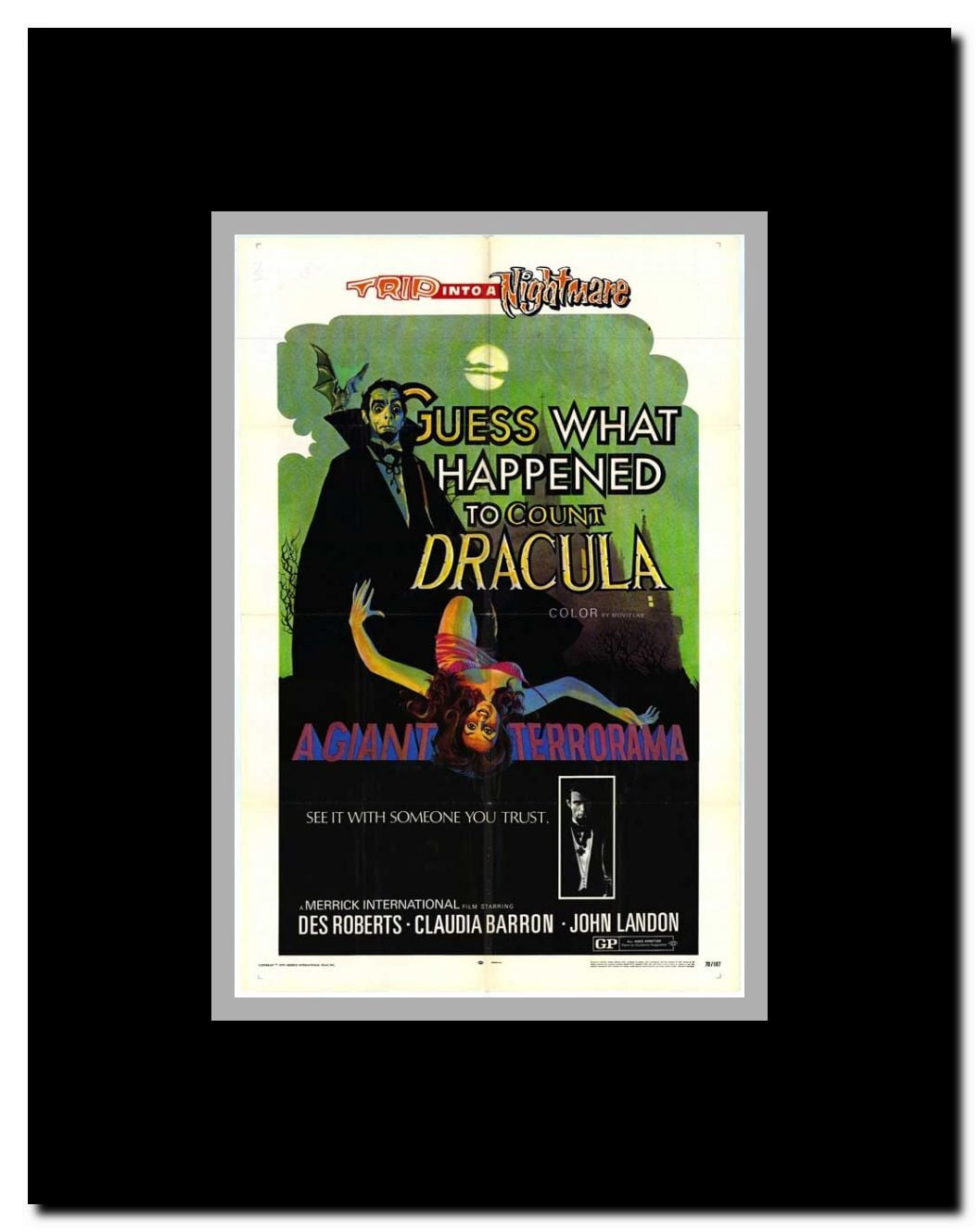 Guess What Happened to Count Dracula Framed Movie Poster