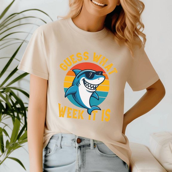 Guess What Week It Is Shark Lover, Funny Shark Week Shirt, Shark Lover Summer, Beach Vacation TShirt, Ocean Animal