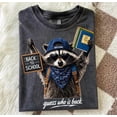 thumbnail image 1 of Guess Who Back To School Raccoon Shirt, Funny Back to School Tee, Teacher Raccoon Funny T-shirt, 1 of 5