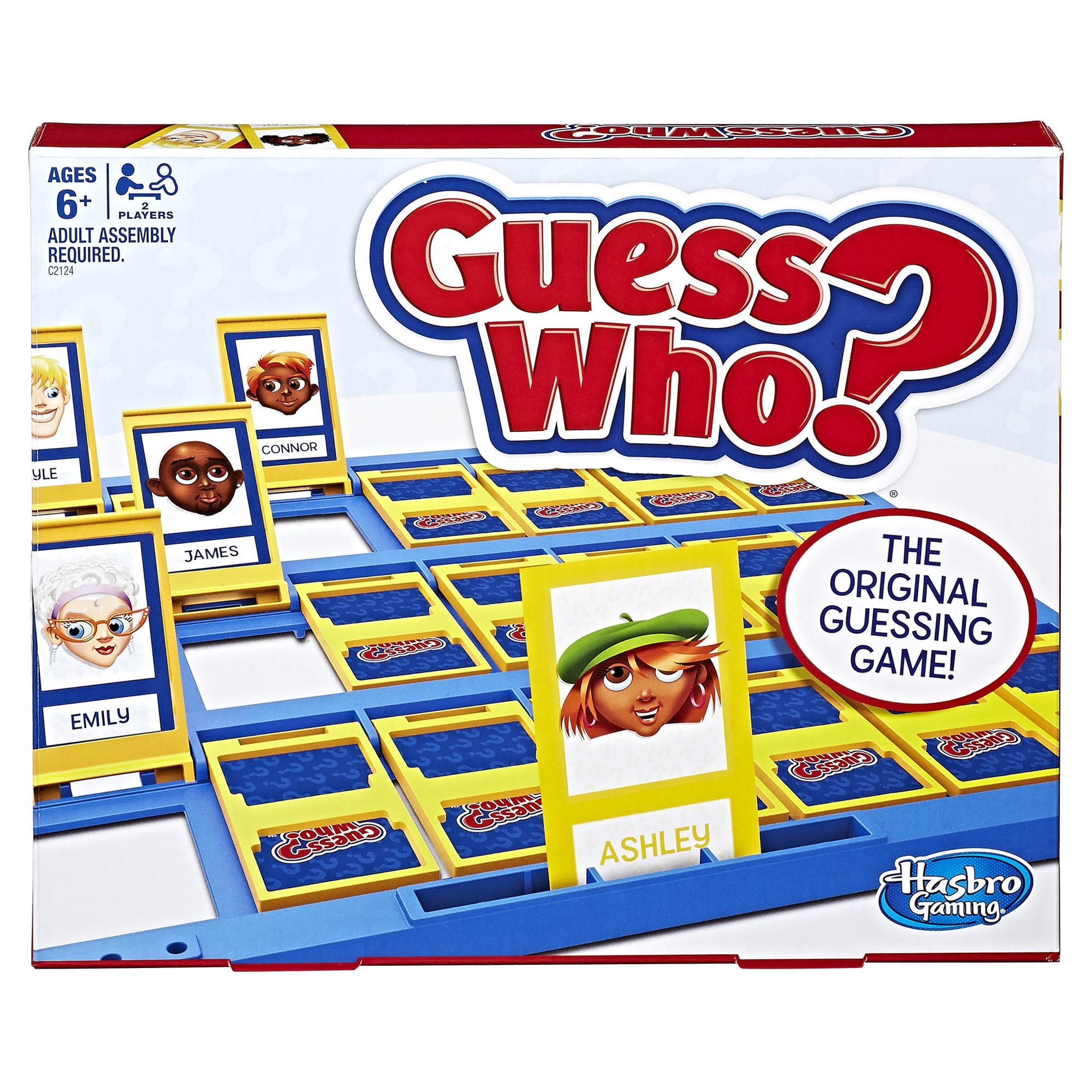 Guess Who? Board Game, Original Guessing Game for Kids, for 2 Players - image 1 of 11