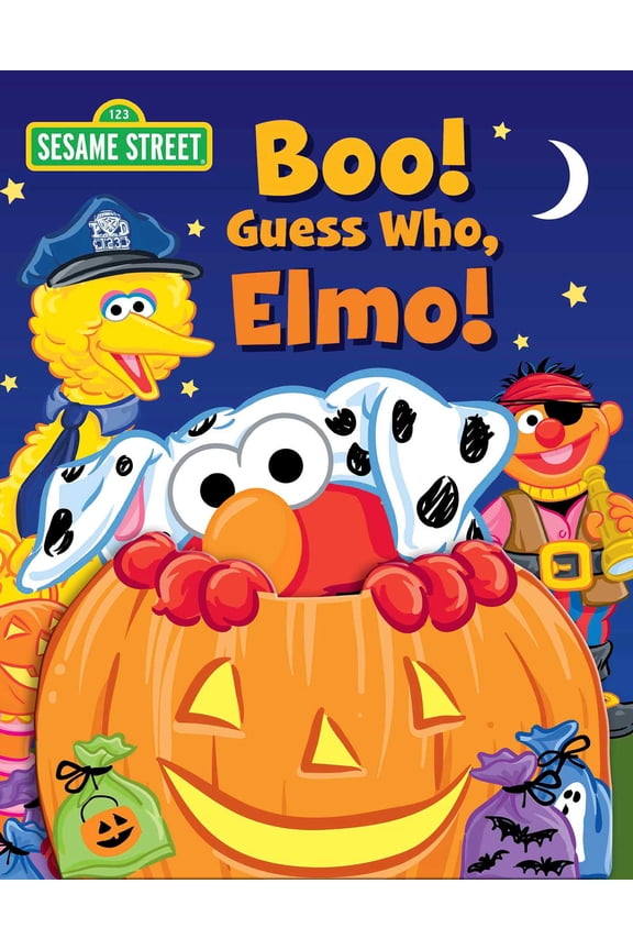 Guess Who! Book: Sesame Street: Boo! Guess Who, Elmo! (Edition 2) (Board book)