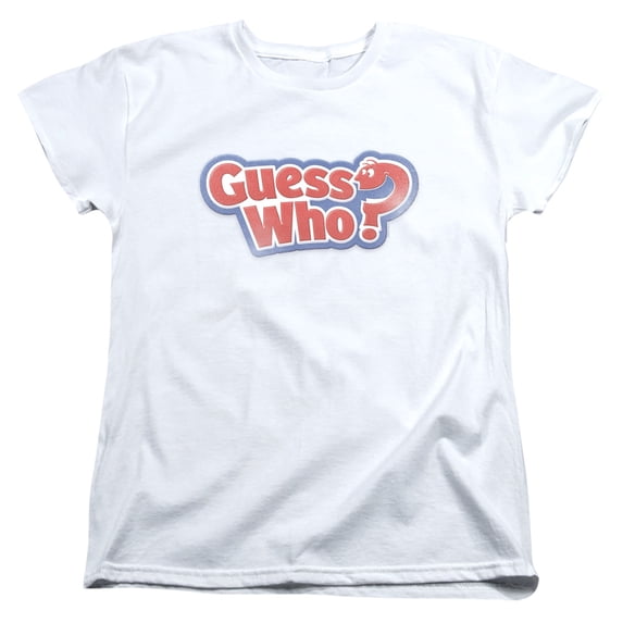 Guess Who - Guess Who Distressed Logo - Women's Short Sleeve Shirt - X-Large