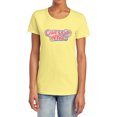 thumbnail image 1 of Guess Who Guess Who Distressed Logo Women's T Shirt, Banana, X-Large, 1 of 6