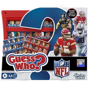 Guess Who? NFL Edition Board Game, Officially Licensed, Birthday Gifts, Football Game for Kids, Ages 6 and up