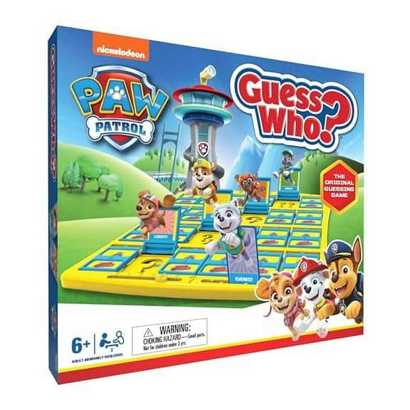 GUESS WHO?: PAW Patrol - Collectible Guessing Board Game, Children's Mystery Game of Deduction, Officially Licensed Nickelodeon, Family & Kids Ages 6+