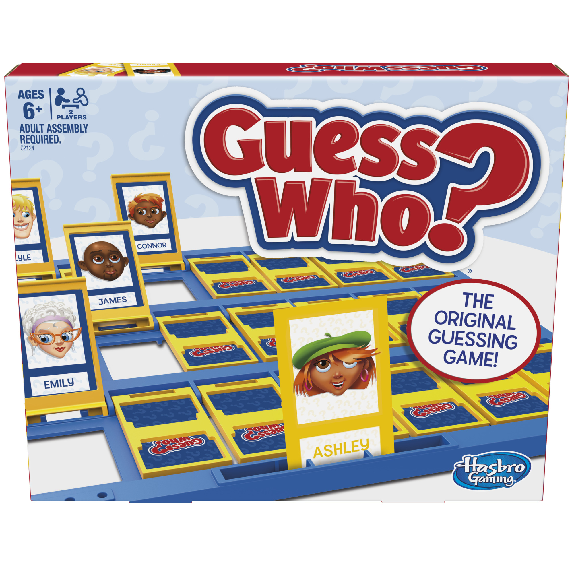Guess Who? Original Guessing Game Board Game for Kids and Family Ages 6 and Up, 2 Players - image 1 of 10