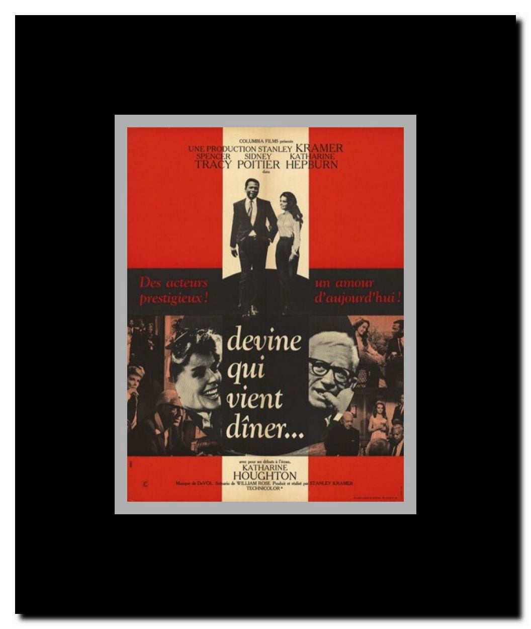 Guess Who's Coming to Dinner Framed Movie Poster