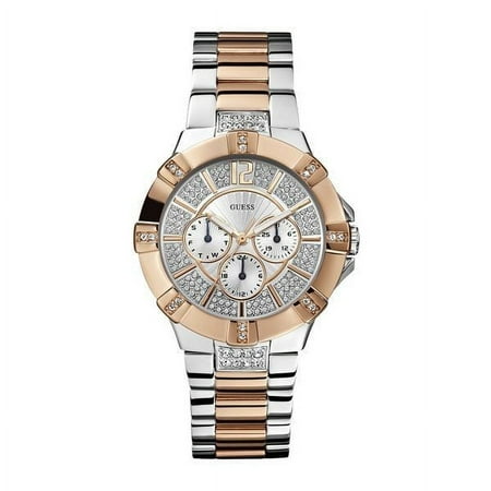 Guess Women W0024L1 Silver Crystals Dial Stainless Steel Band Watch