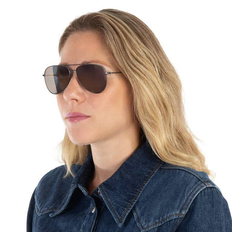 Guess GG1142 Pink Pilot Ladies Sunglasses GG1142 09Z 56