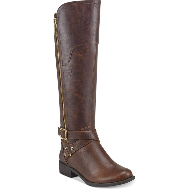 Guess Women s Haydin Riding Boots Brown Size 6.5 MW Walmart