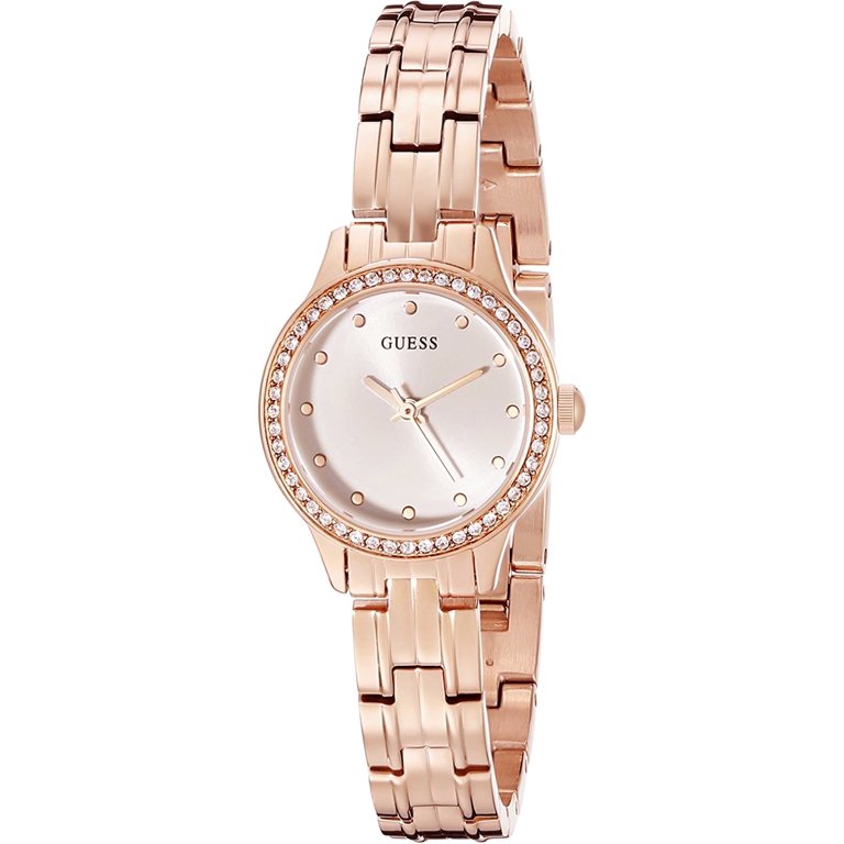 Guess Rose Gold Women\'s Watch with Crystal Bezel Amazon.com: GUESS Ladies Sport Multifunction Duotone Crystal  main image 4