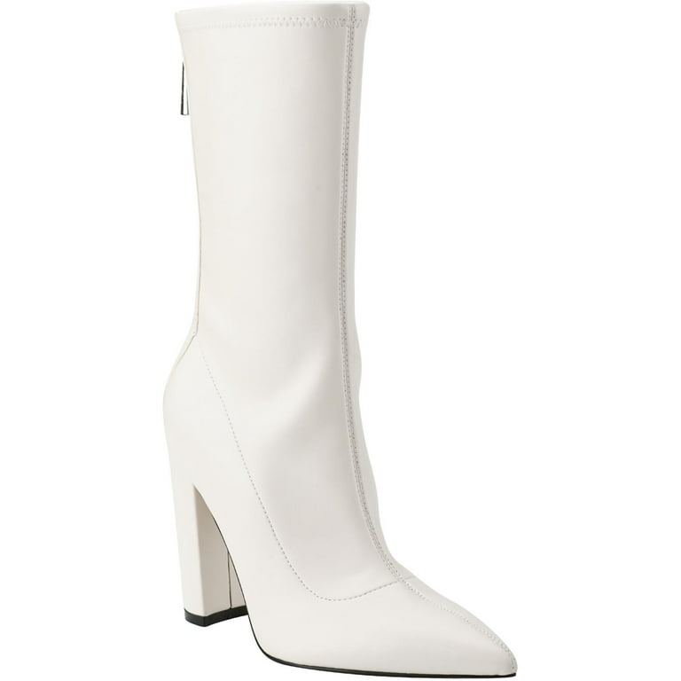 White top abba boots