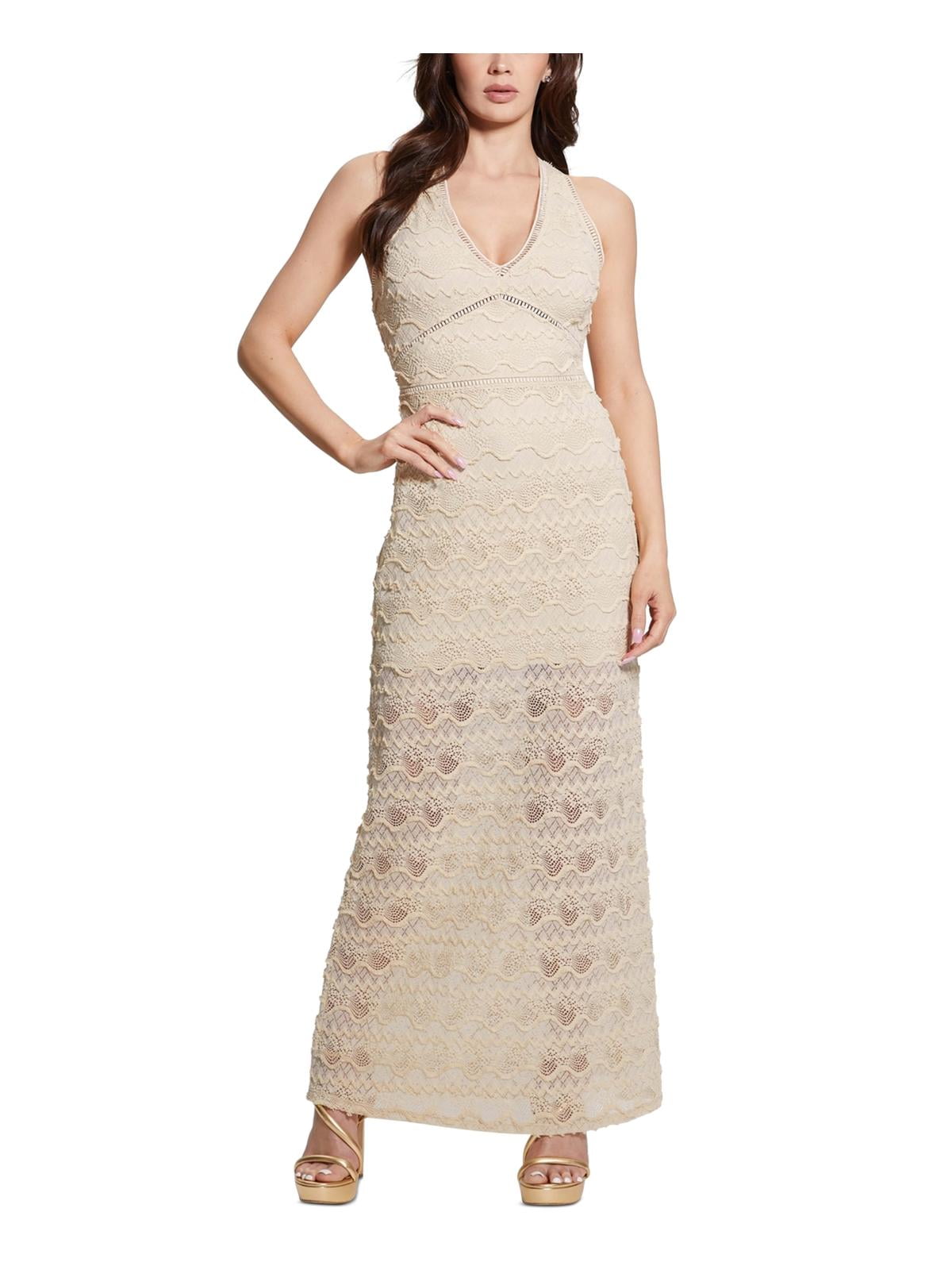 Guess Womens Metallic Paisley Wrap Dress Walmart