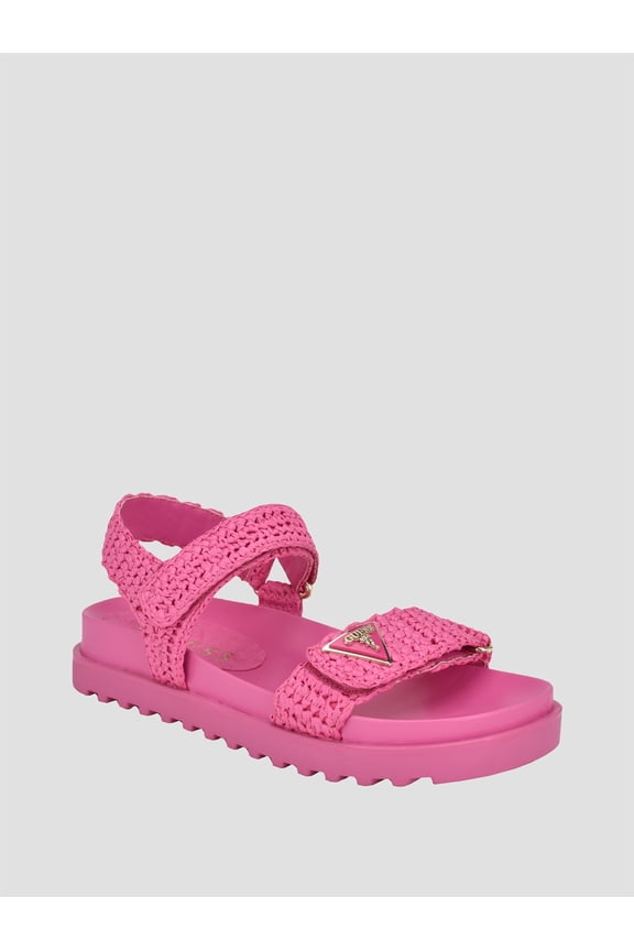 Womens Fabrica Flat Sandals Medium Pink 9M