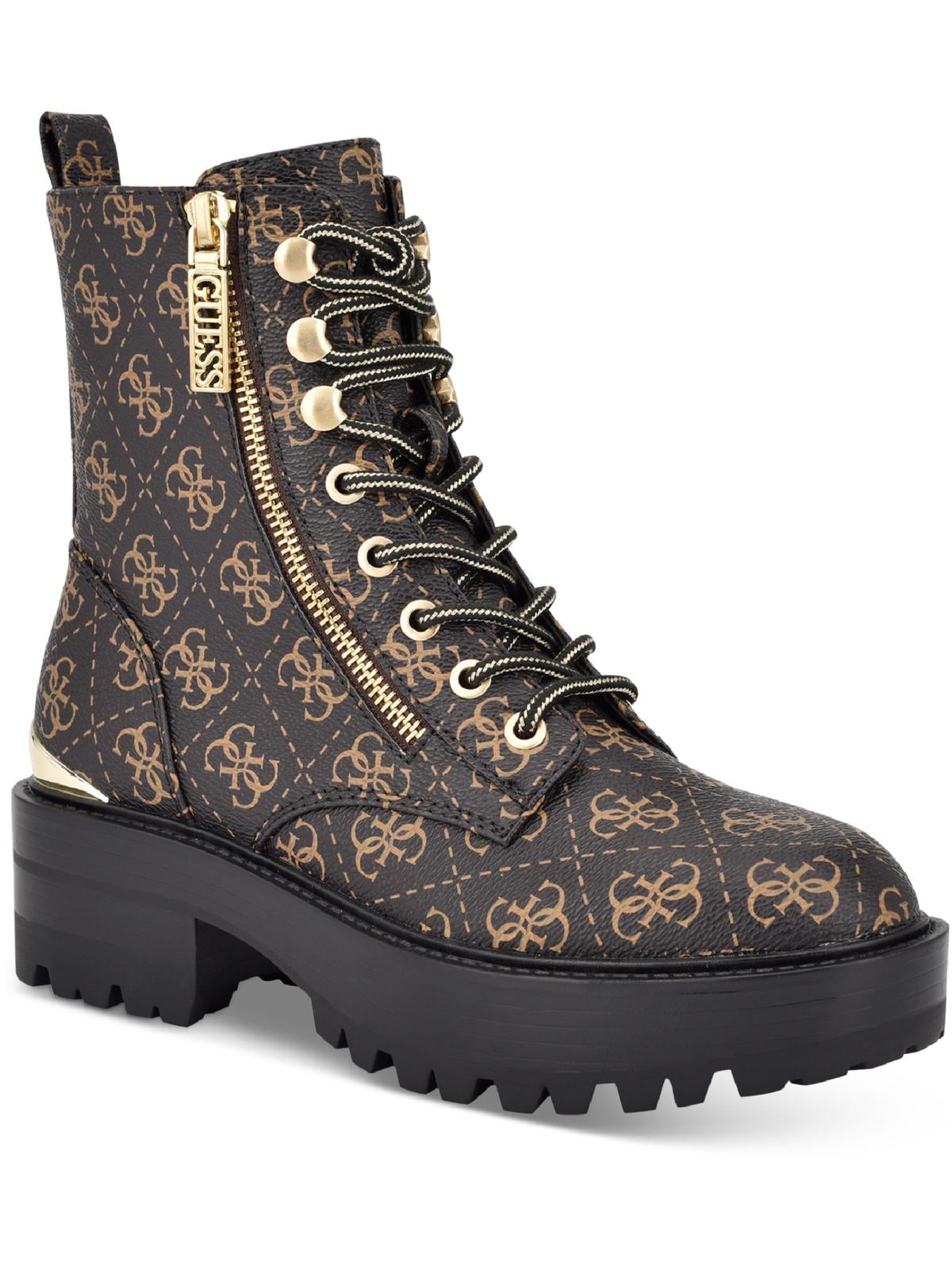 guess lace up boots