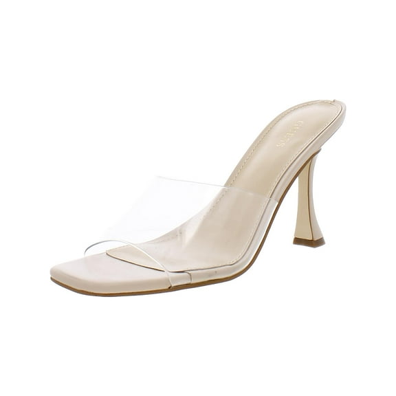 Guess Womens Hambree 6 Square Toe Slip On Heels