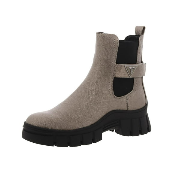 Guess Womens Hensly Faux Leather Ankle Chelsea Boots