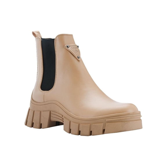 Guess Womens Hestia Faux Leather Booties Chelsea Boots