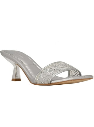 Guess shoes silver store heels